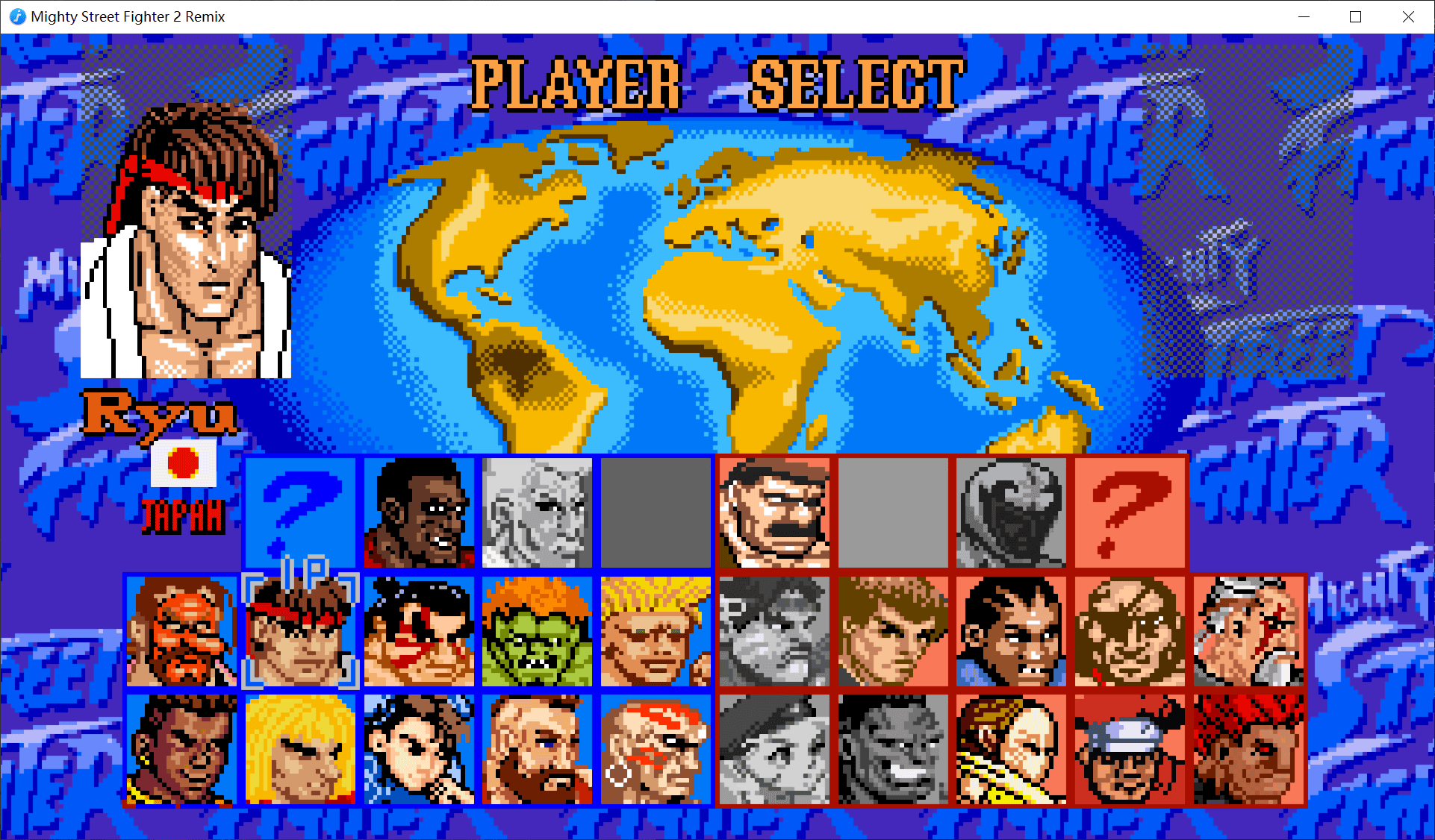 图片[1]-强大的街头霸王 2 Nes Remix Ikemen-Go-Pxiel8bit