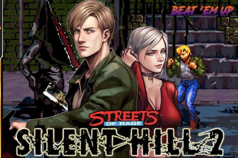 寂静岭2 怒之铁拳 2024 Silent Hill 2 Streets of Rage-Pxiel8bit