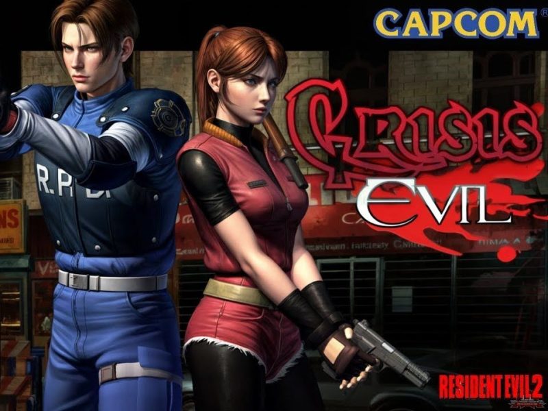 枫之谷 粉丝作品 Crisis Evil RE2D - OpenBor with PS1 Models-Pxiel8bit